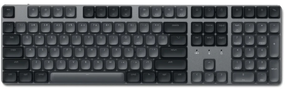 Klaviatūra Wireless mechaninė keyobard QWERTY Satechi SM3 Slim Mechaninė dark