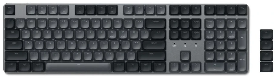 Klaviatūra Wireless mechaninė keyobard QWERTY Satechi SM3 Slim Mechaninė dark