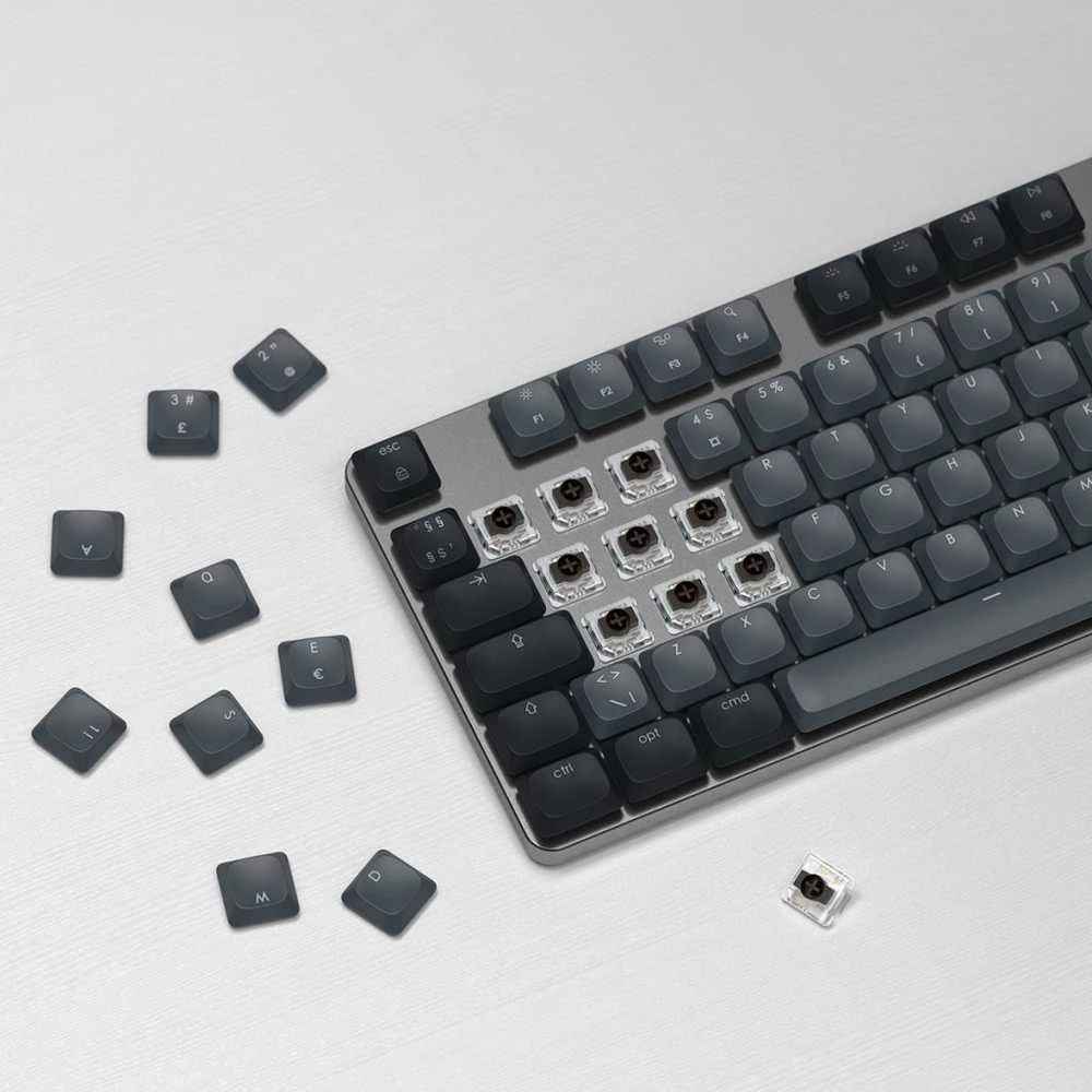 Satechi SM3 Slim Mechaninė su pašvietimu Bluetooth Klaviatūra Nordic išdėstymas - Dark