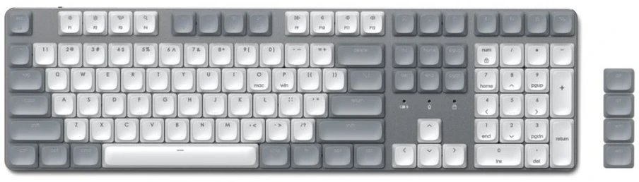 Belaidė mechaninė klaviatūra QWERTY klaviatūra Satechi SM3 Slim Mechaninė light