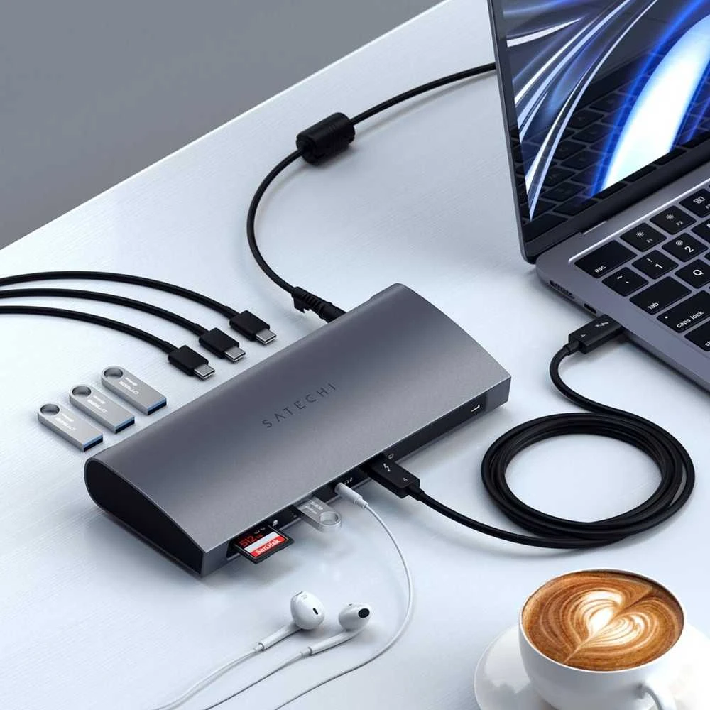 „Satechi Thunderbolt 4 Dock“ (ST-UCT4DM-EU)