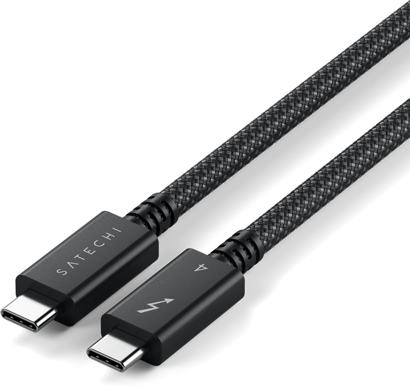 Satechi ST-YTB100K, Kištukas, Kištukas, 1 m, Juoda, 40 Gbit/s, 240 W