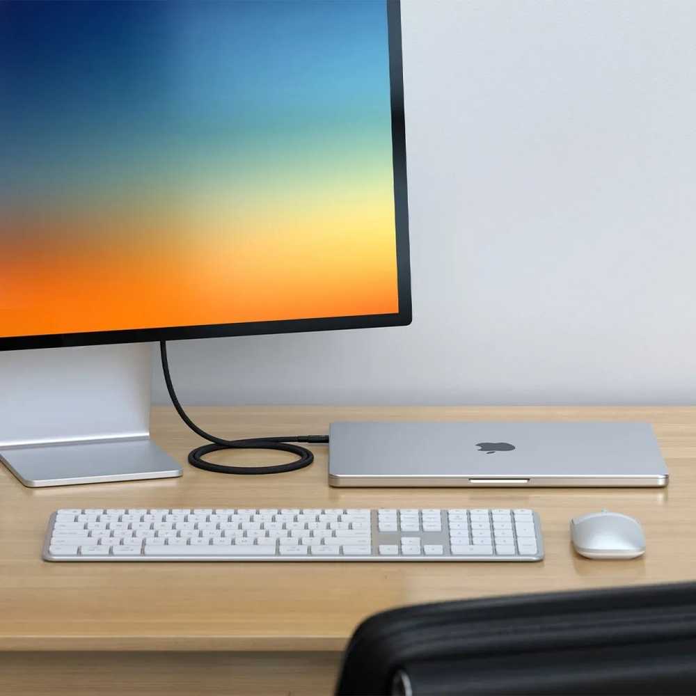 Carruzzo Satechi ST-YTB5100K „Thunderbolt“ kabelis 1 m 120 Gbit/s Juoda