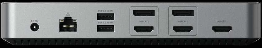SATECHI Triple 4K Ekrano prijungimo stotis - EU