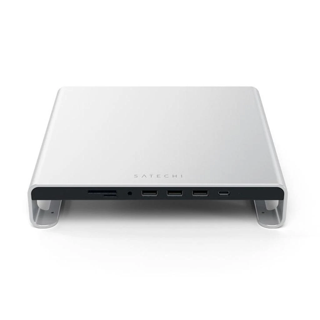 Laikiklis Satechi Aliuminio do iMac USB-C (USB-C, 3x USB-A, czytnik kart micro/SD, jack port) (sidabrinė)