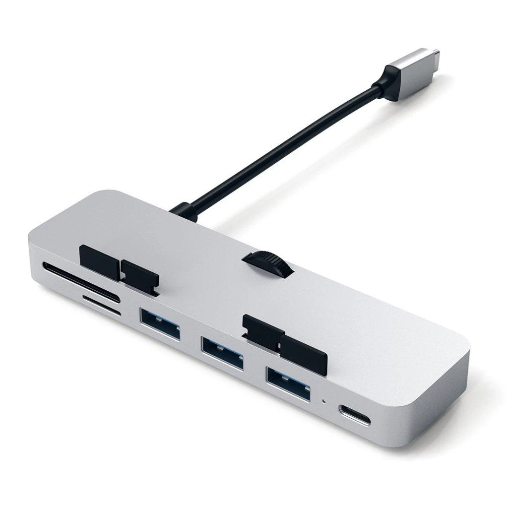 Satechi Clamp Hub Pro šakotuvas su jungčių įvairove