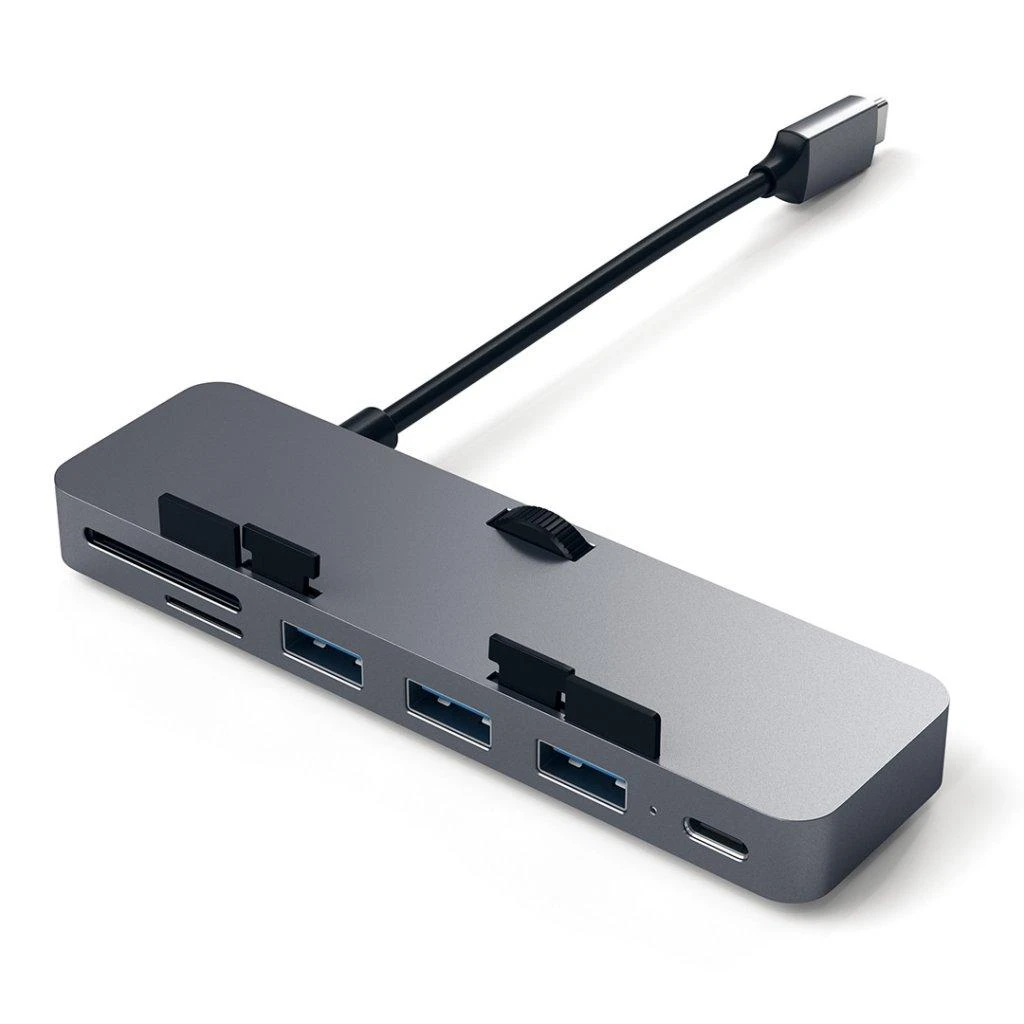 Satechi Clamp Hub Pro USB-C adapteris su SD kortelių skaitytuvu