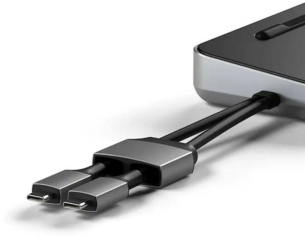 Satechi USB-C dviejų dokų stovas