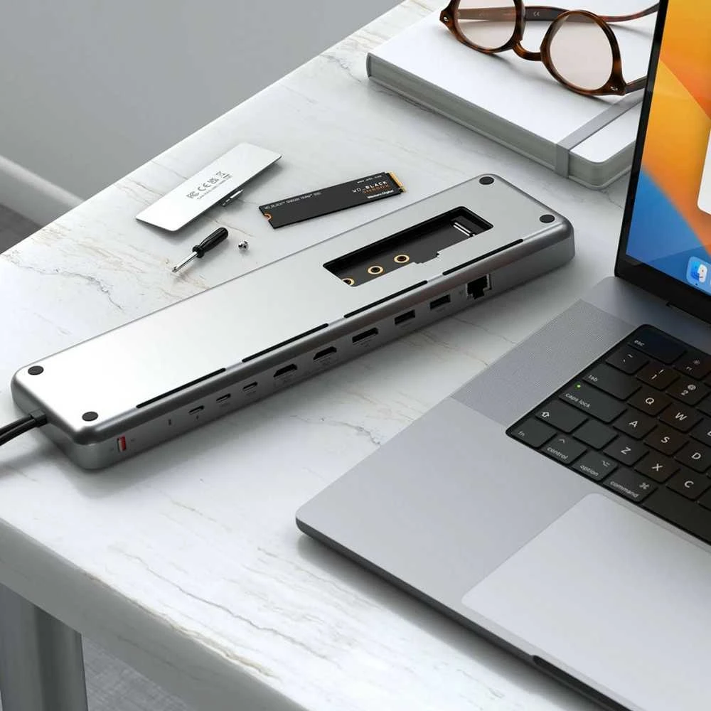Satechi USB-C dviejų dokų stovas