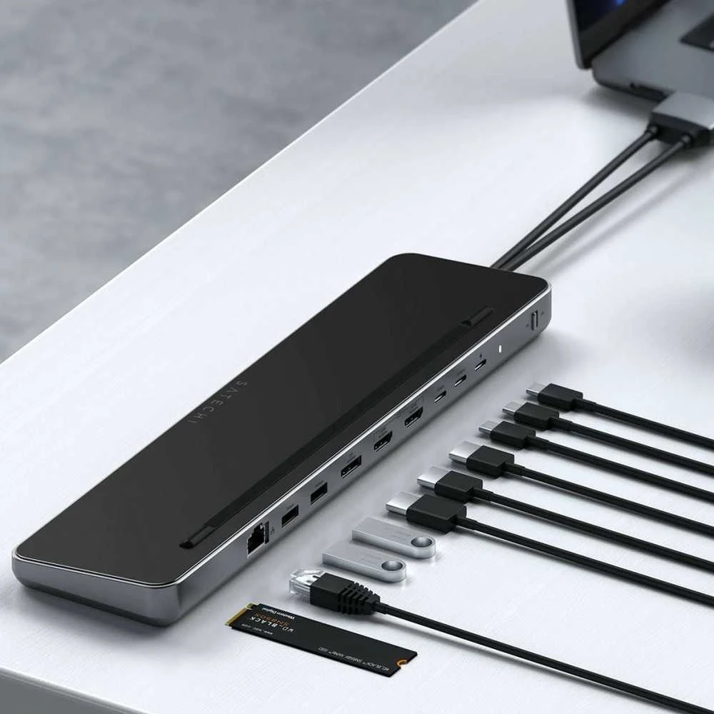 Satechi USB-C dviejų dokų stovas