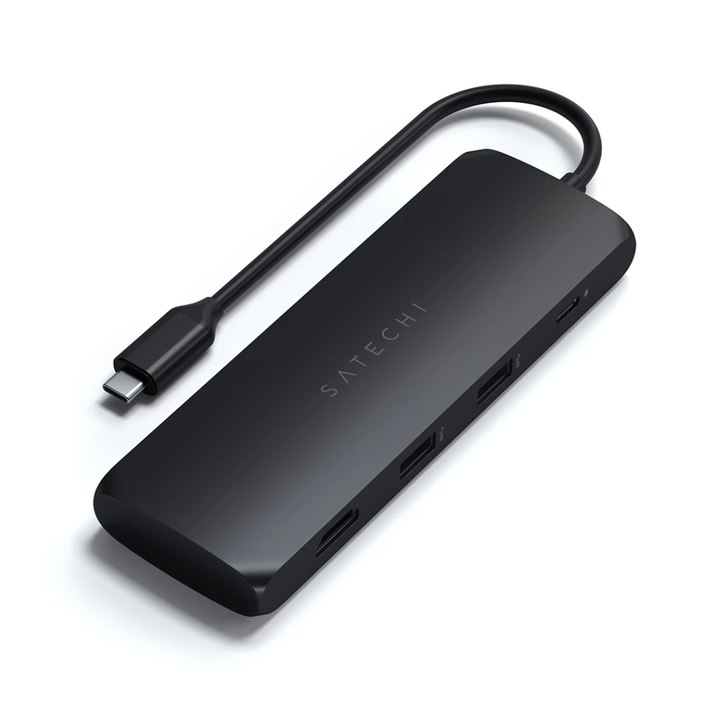 USB šakotuvas / SSD ek. Satechi USB-C 4K HDMI/2xUSB-A/1xUSB-C Kosminė pilka