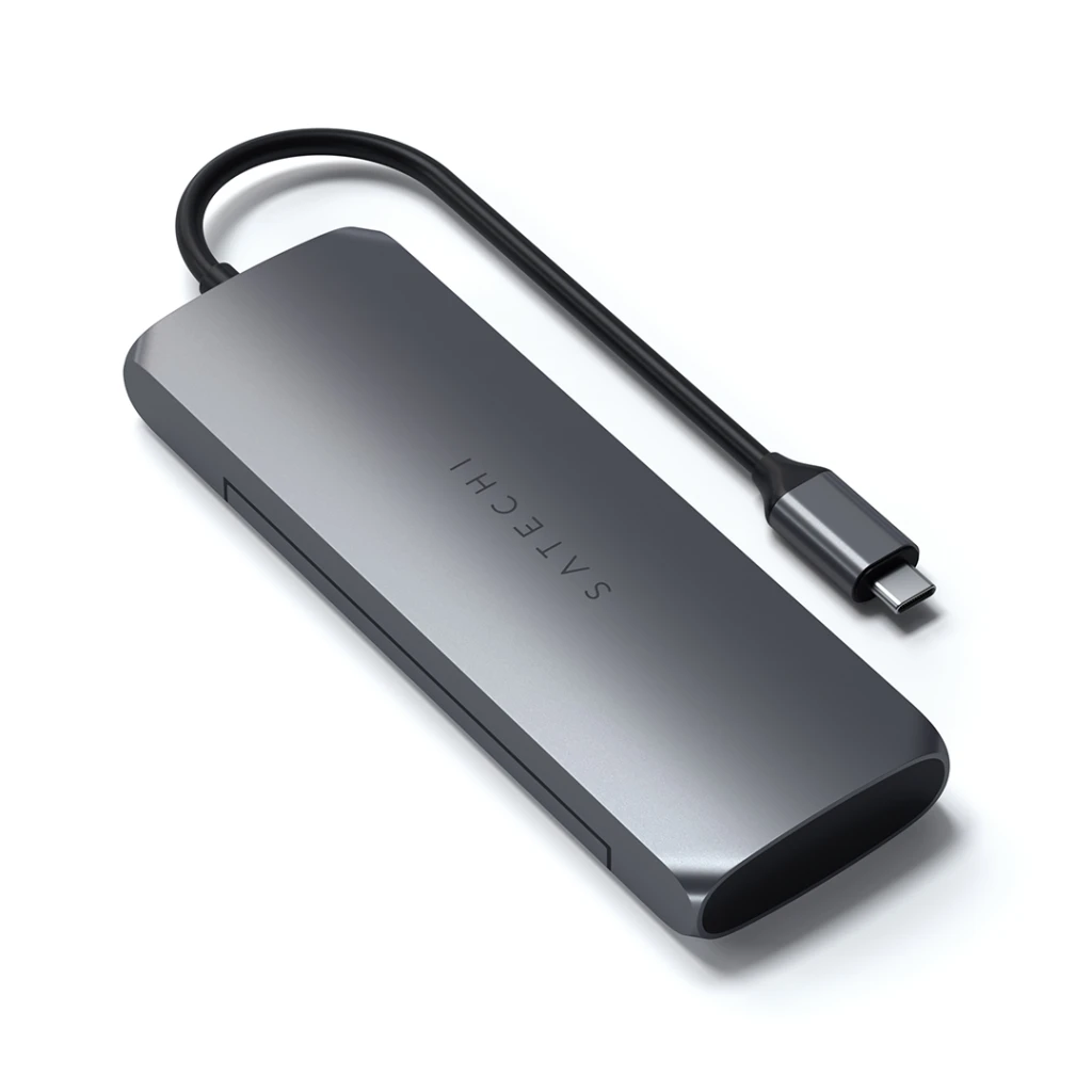 USB šakotuvas / SSD ek. Satechi USB-C 4K HDMI/2xUSB-A/1xUSB-C Kosminė pilka