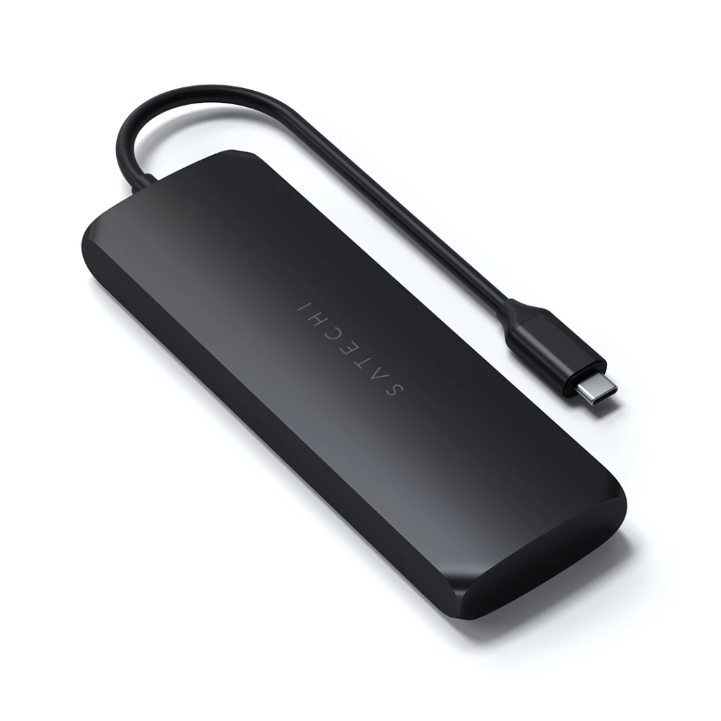 USB šakotuvas / SSD ek. Satechi USB-C 4K HDMI/2xUSB-A/1xUSB-C Kosminė pilka