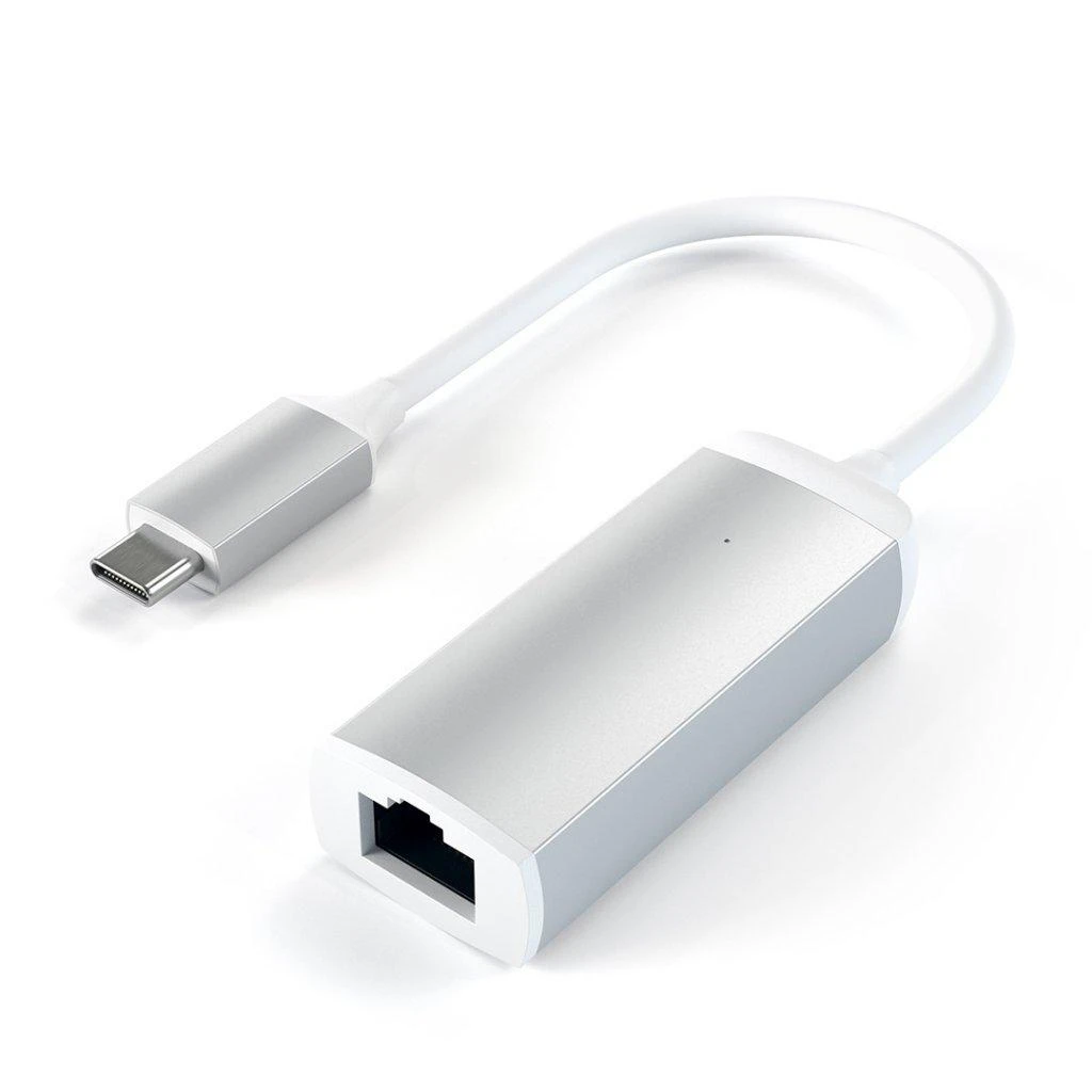 USB šakotuvas Satechi USB-C į Gigabit Ethernet Kosminė pilka