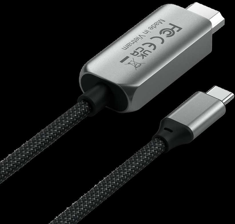 SATECHI USB-C į HDMI 2.1 8K laidas