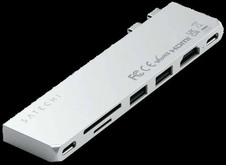 SATECHI Pro Hub Slim - Sidabrinis