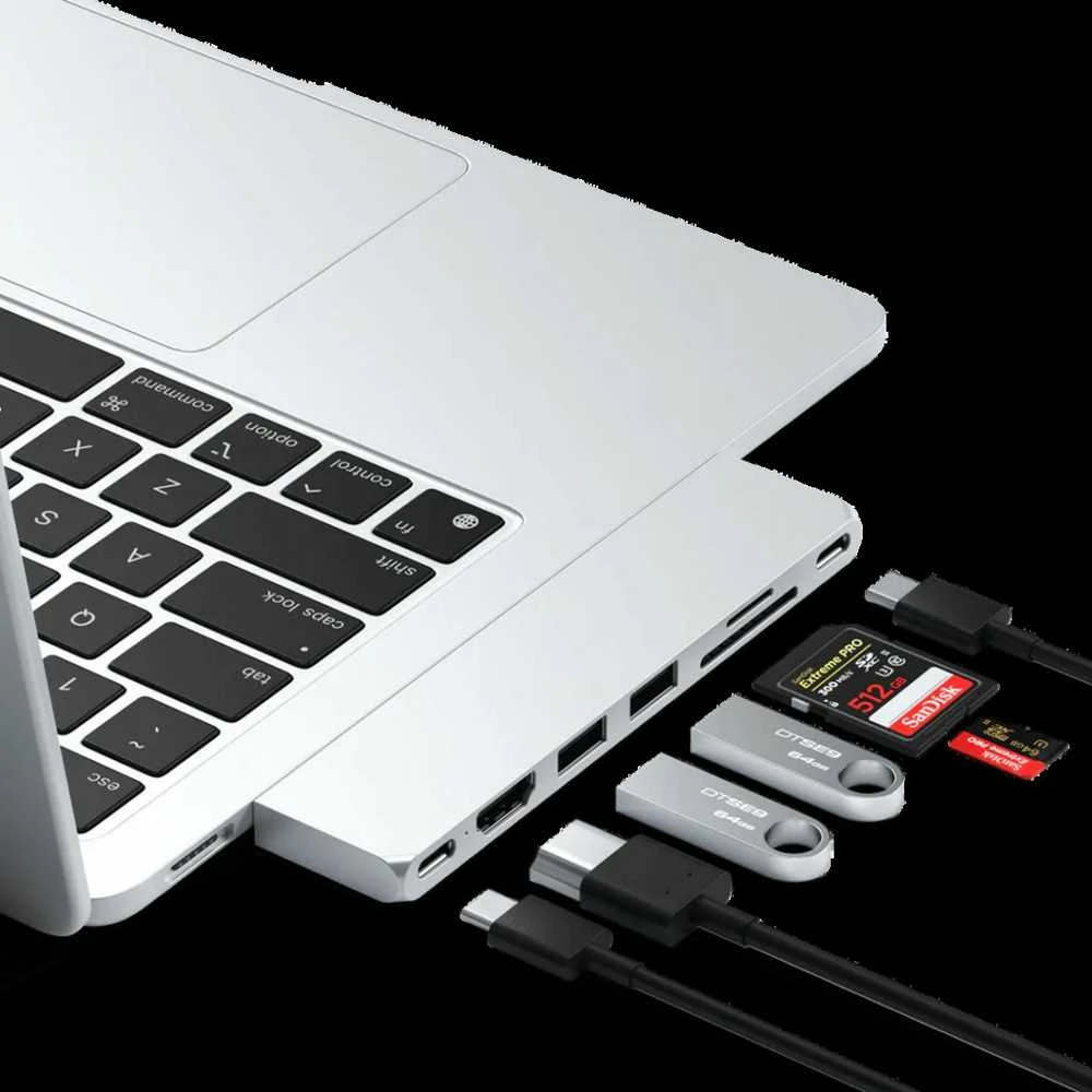 SATECHI Pro Hub Slim - Sidabrinis