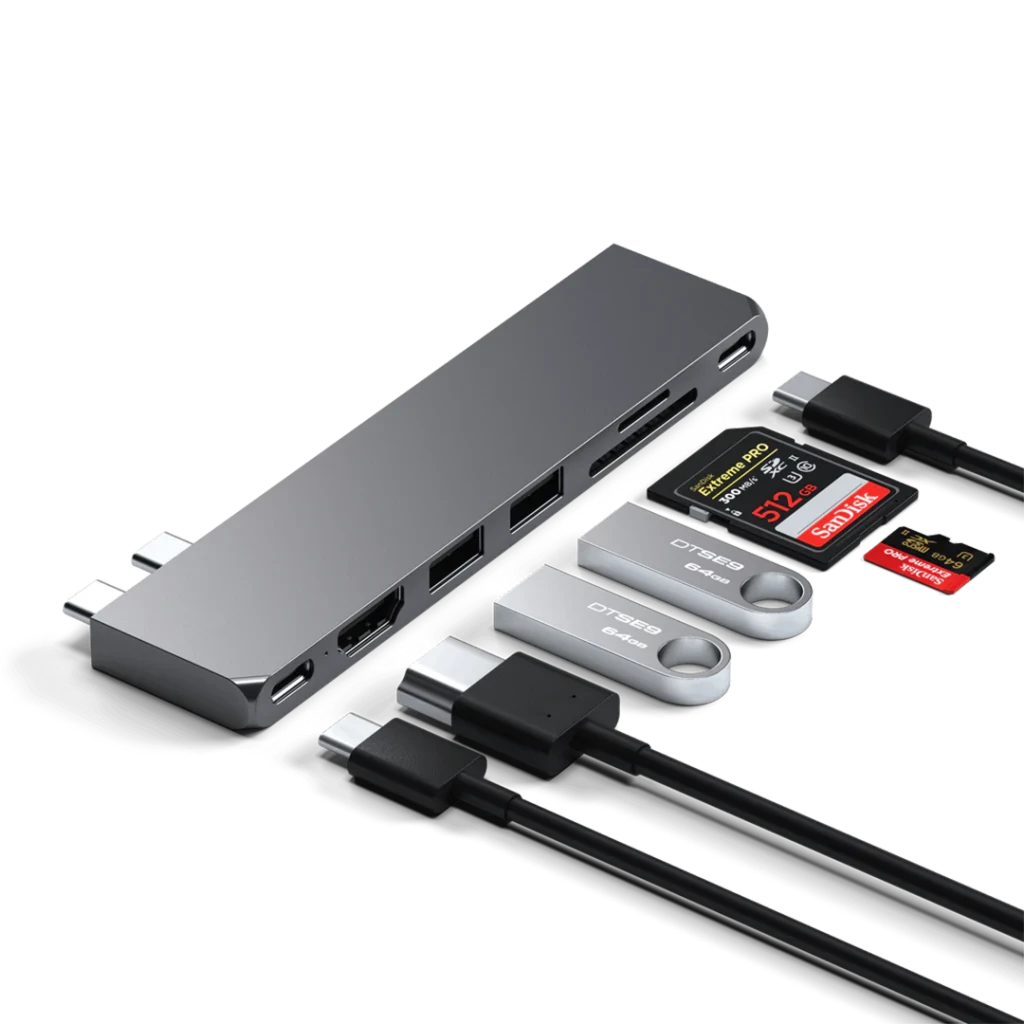 SATECHI Pro Hub Slim – erdvinė pilka