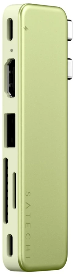 „Satechi“ USB-C Snap Hub, skirtas „MacBook Neo“ – citrusinis