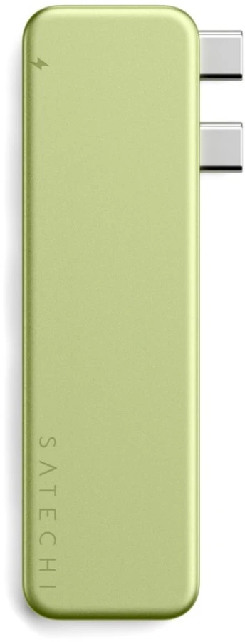 „Satechi“ USB-C Snap Hub, skirtas „MacBook Neo“ – citrusinis