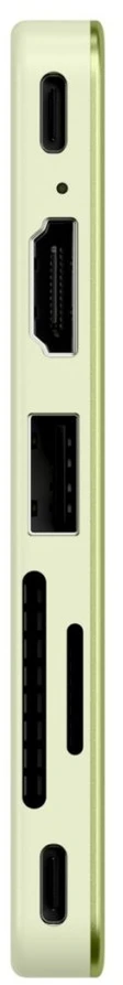 „Satechi“ USB-C Snap Hub, skirtas „MacBook Neo“ – citrusinis