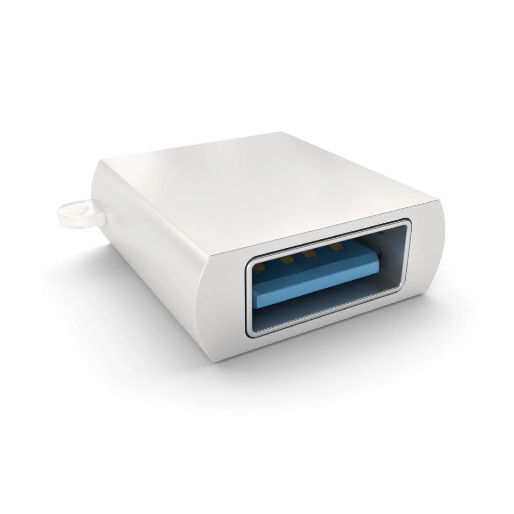 Adapteris USB Satechi USB-A - USB-C Sidabrinė (ST-TCUAM)
