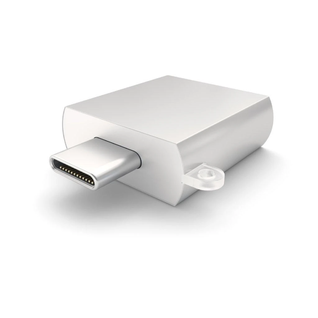Adapteris USB Satechi USB-A - USB-C Sidabrinė (ST-TCUAM)