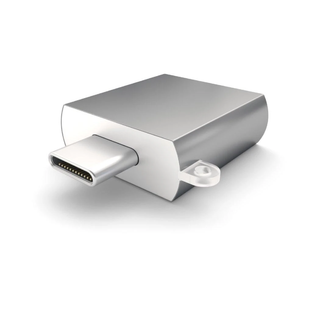 Adapteris USB Satechi USB-A - USB-C Sidabrinė (ST-TCUAM)