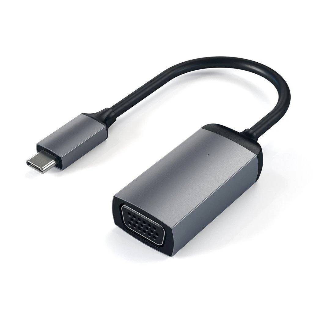 USB šakotuvas Satechi USB-C VGA adapteris rožinis