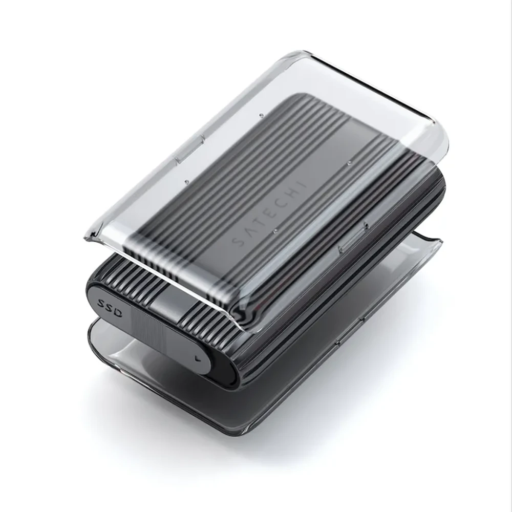 Satechi NVMe SSD su permatomu dėklu
