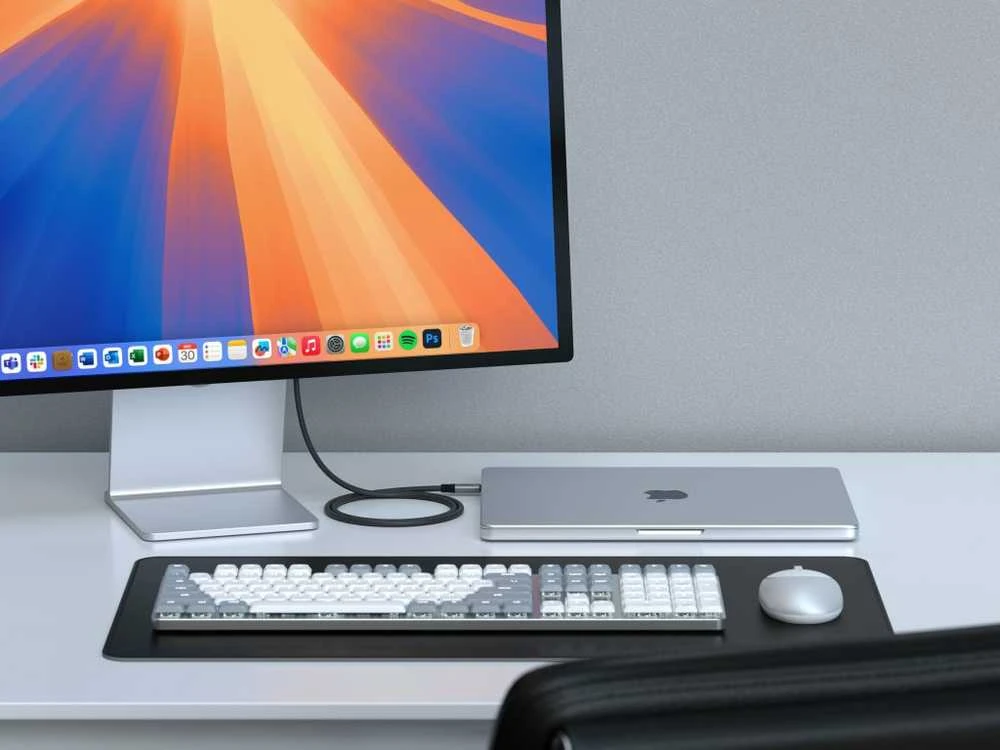 Satechi Kabelis USB USB-C - USB-C 1.2 m Juodai-sidabrinė (ST-YU4120K)