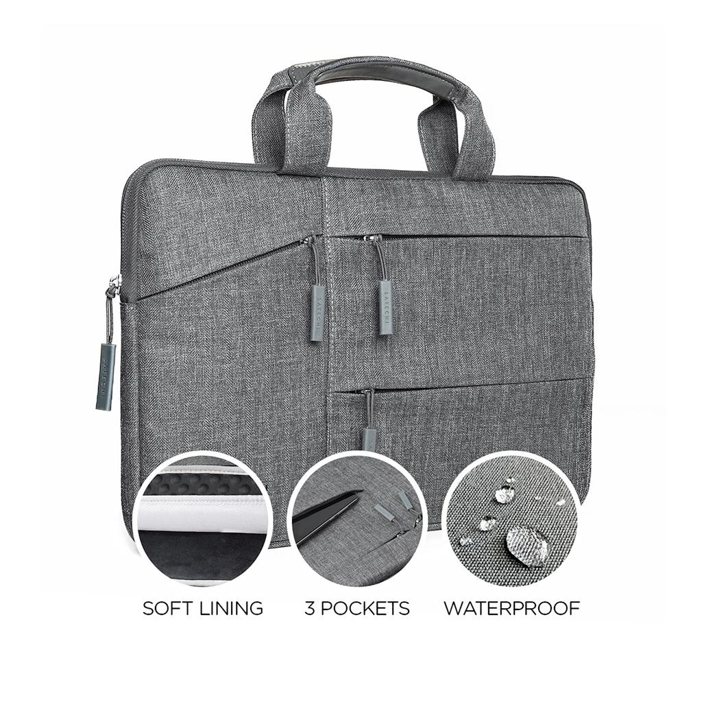 Vanduo resistant bag for Macbook 13" Satechi ST-LTB13 pilka