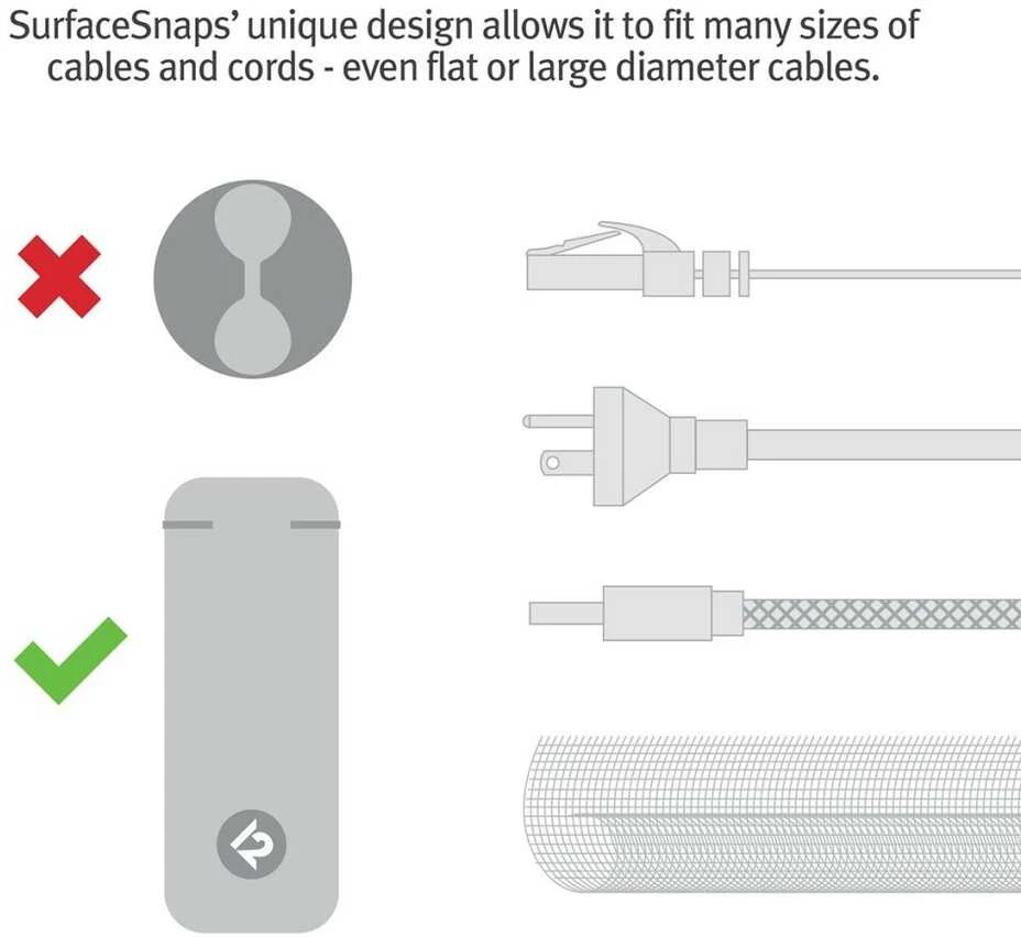 „Twelve South CableSnap Stay“ – juoda