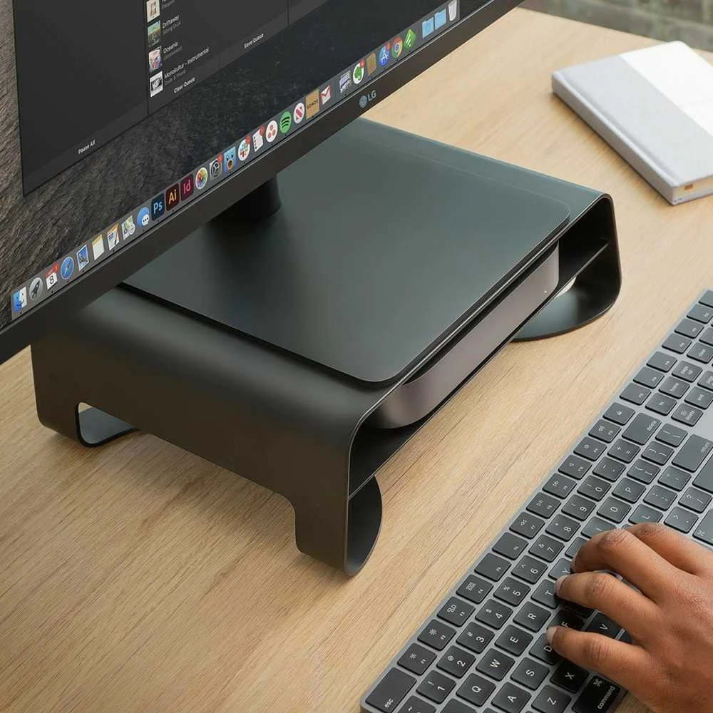 Twelve South Dvylika South Curve Riser, skirta Apple iMac (Juodas)