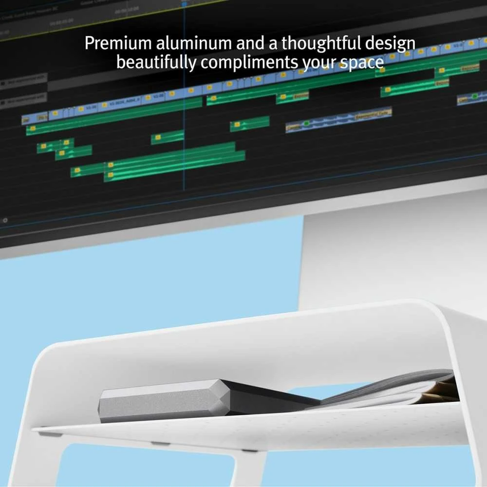 Twelve South Curve Riser – stovas iMac Baltas