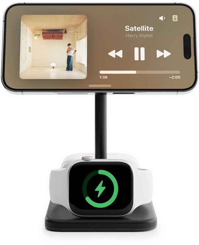 Įkroviklis Twelve South HiRise 3 Deluxe stojąca bezprzewodowa 15W (TSH63)