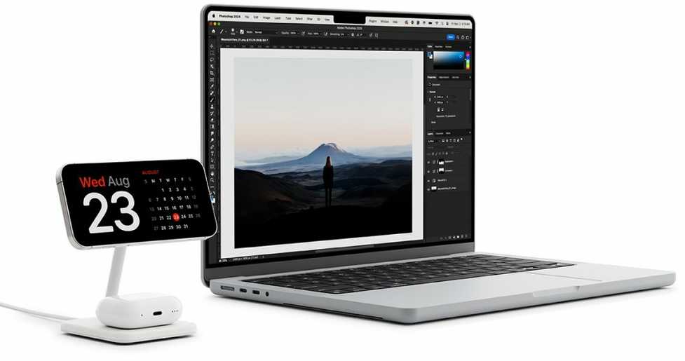 „Twelve South HiRise 2 Deluxe“ (baltas)