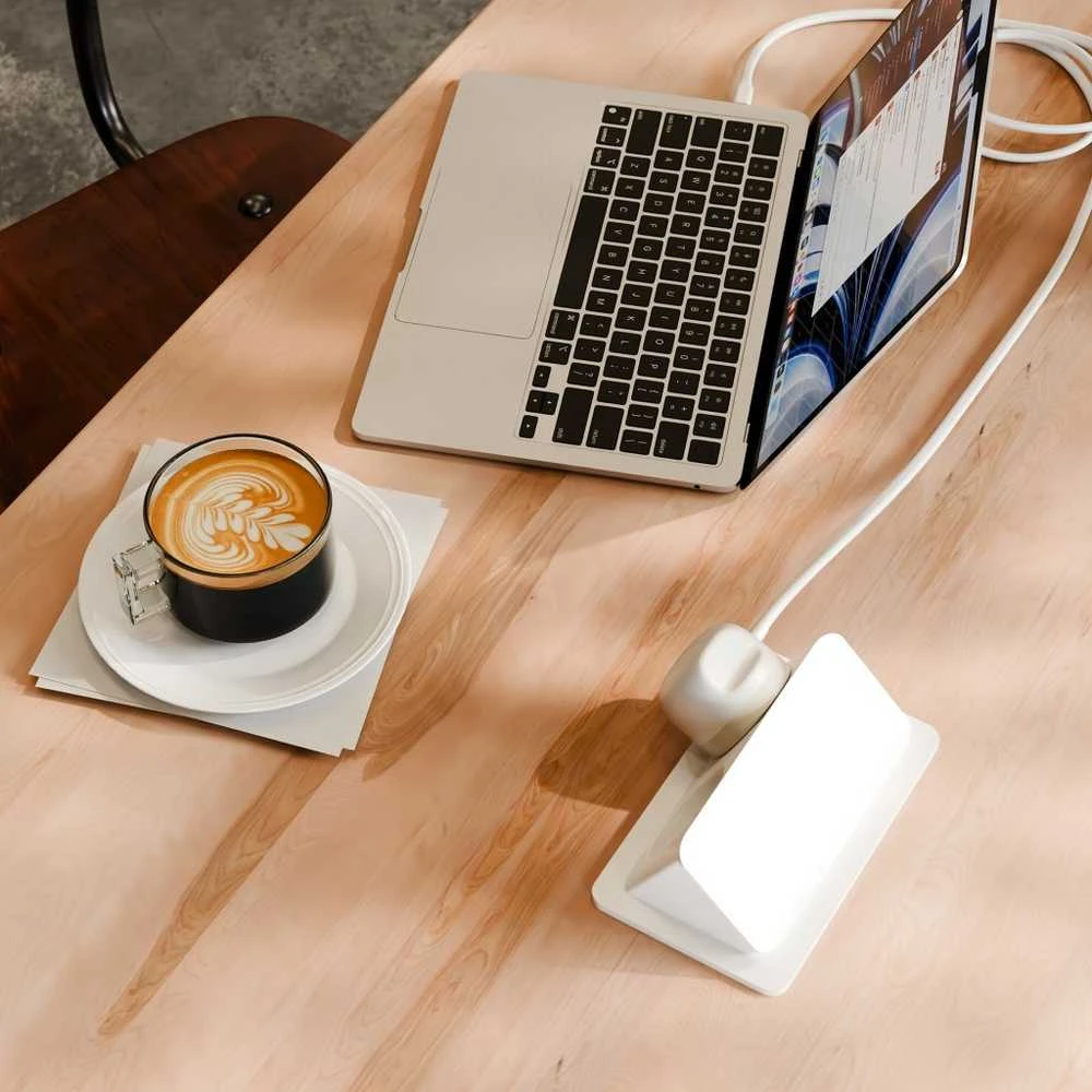 Twelve South PowerCord EU - kroviklis jungiama į tinklą 30W su kablem USB-C 3m (baltas/dune)