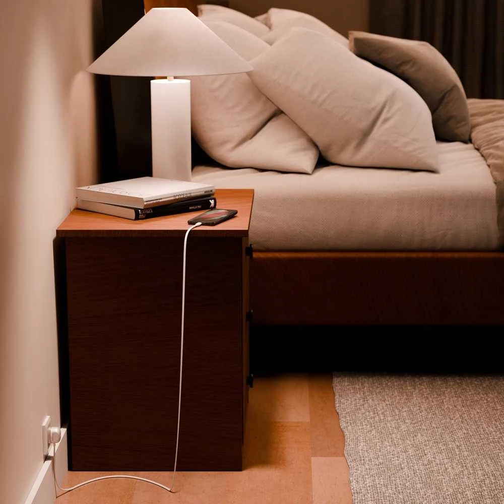 Twelve South PowerCord EU - kroviklis jungiama į tinklą 30W su kablem USB-C 3m (baltas/dune)