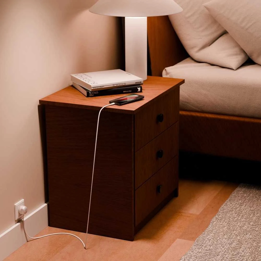 Twelve South PowerCord EU - kroviklis jungiama į tinklą 30W su kablem USB-C 3m (baltas/dune)