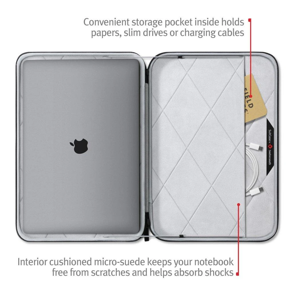 „Twelve South“ dėklas „MacBook Pro 16“ – tamsiai pilka