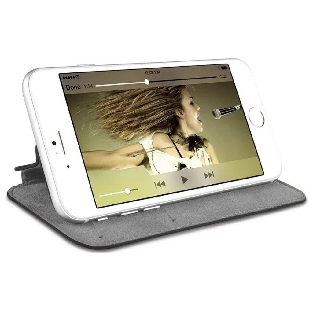 „Twelve South SurfacePad“ dėklas su stovu, skirtas „iPhone 7/8/SE(2)“ – juodas