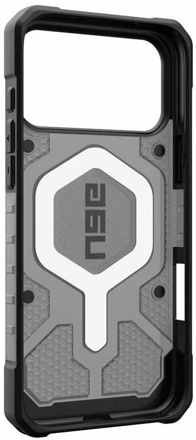 Dėklas Urban Armor Gear UAG Pathfinder Clear Magsafe, Ash/Juodas - iPhone 17 Pro Max