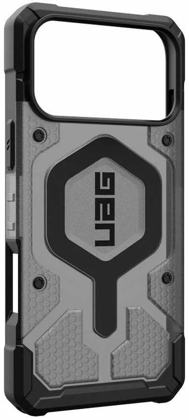 Dėklas Urban Armor Gear UAG Pathfinder Clear Magsafe, Ash/Juodas - iPhone 17 Pro Max