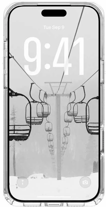 Dėklas „Urban Armor Gear“ UAG „Plyo Magsafe“, „Ice“/„Sidabrinis“ – „iPhone 17 Pro Max“