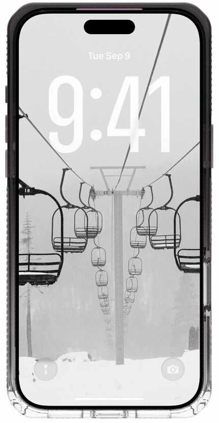Urban Armor Gear UAG Plyo Magsafe dėklas, juodas/skaidrus ombre dėklas – iPhone 17 Pro Max