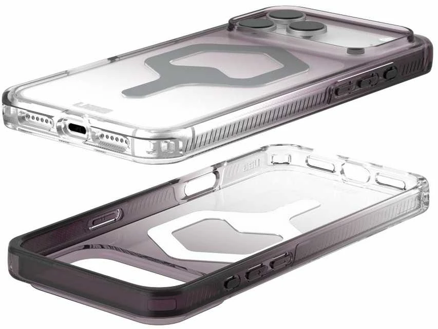 Urban Armor Gear UAG Plyo Magsafe dėklas, juodas/skaidrus ombre dėklas – iPhone 17 Pro Max