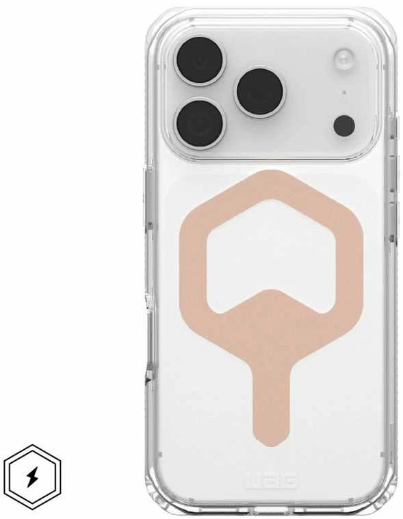 Urban Armor Gear dėklas UAG Plyo Magsafe, Ice/Rose Gold - iPhone 17 Pro