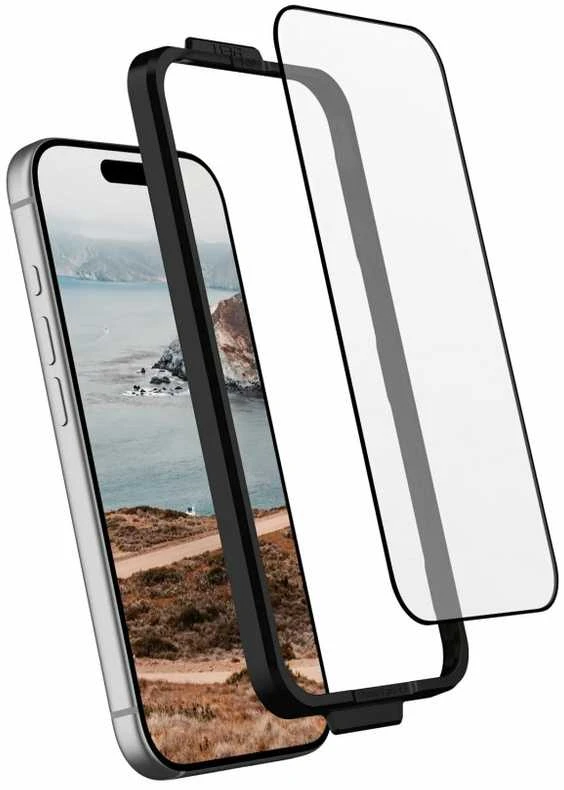 „Urban Armor Gear“ UAG stiklinis apsauginis dėklas „iPhone 17 Pro“