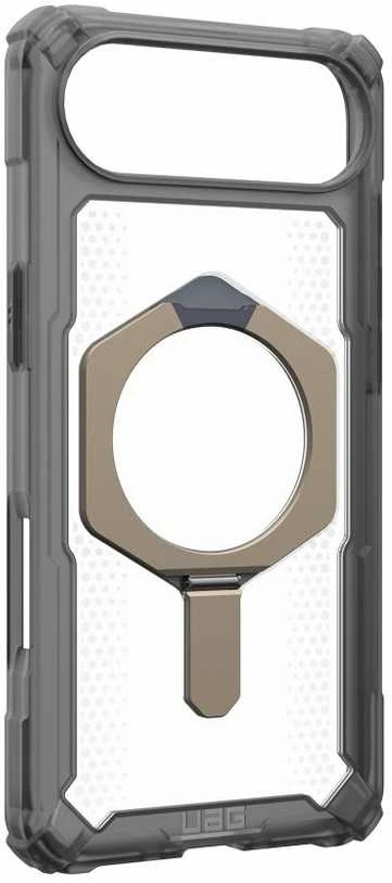 UAG Urban Armor Gear dėklas PLASMA XTE, suderinamas su „MagSafe“, skirtas IPHONE 17, pelenų / titano spalvos